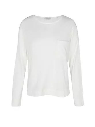 MARC O'POLO | Langarmshirt | weiss